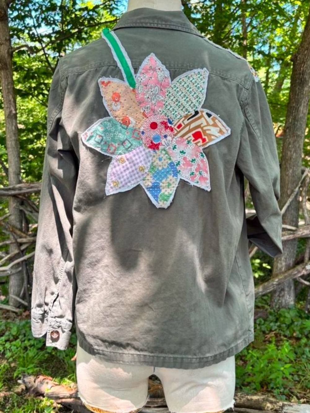 Upcycled light Jacket - Picture 3 of 4
